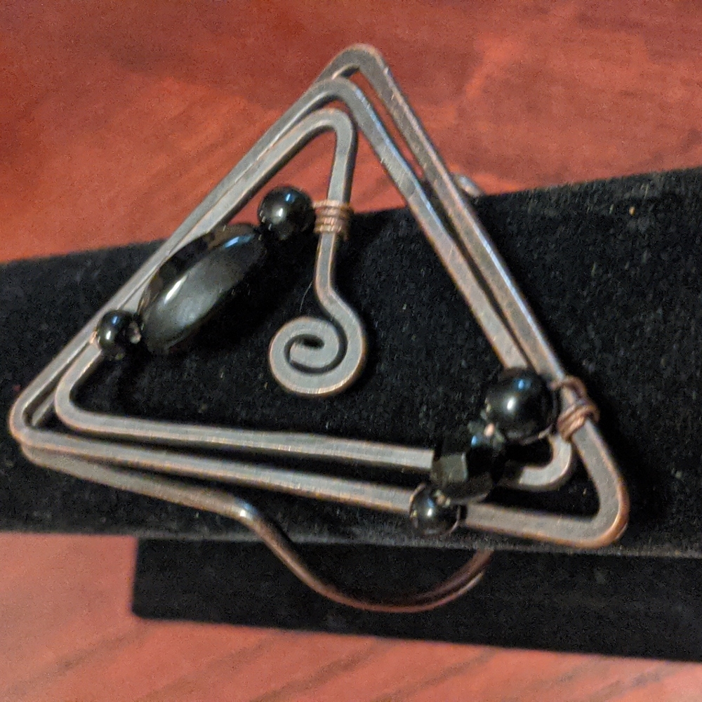 Bracelet Cuff Artisan Triangle - image 6